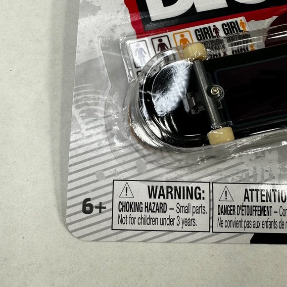 Tech Deck Girl Skateboard Company Common Black Skateboard Fingerboard New - Picture 5 of 11